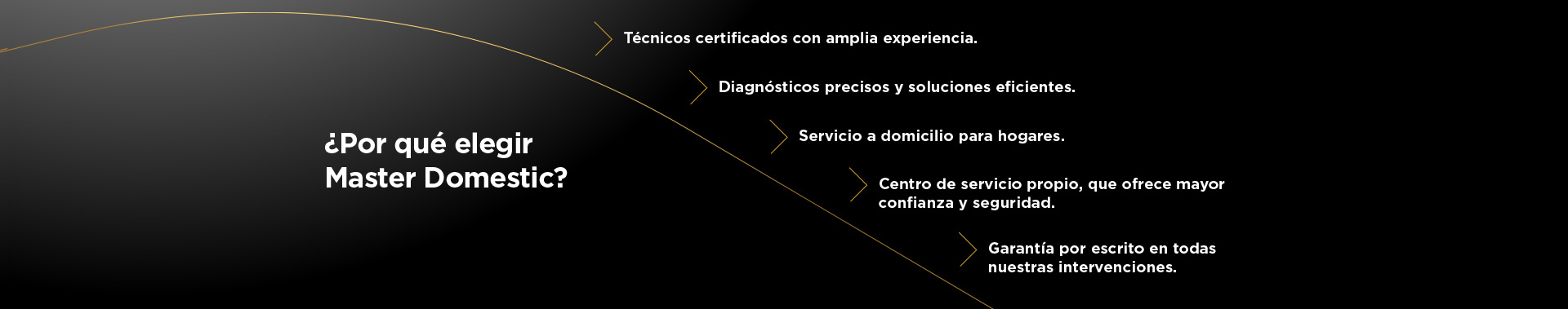 ¿Por qué elegir Master Domestic?